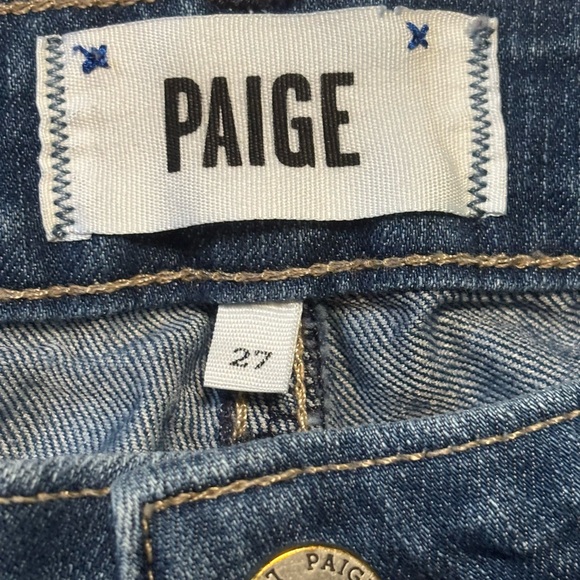 PAIGE Verdugo Ultra Skinny Jeans Women's Size 27 Dark Wash - Picture 4 of 11